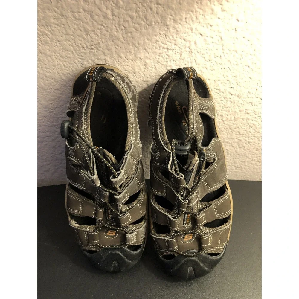 Skechers - Youth - Size 2 - Journey Migrate Sandals - Water Shoes - Boys - Brown